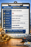 Egyszerű és átlátható finanszírozás 3% fix kamatláb, a kezdetektől fogva egyértelmű feltételek, megl